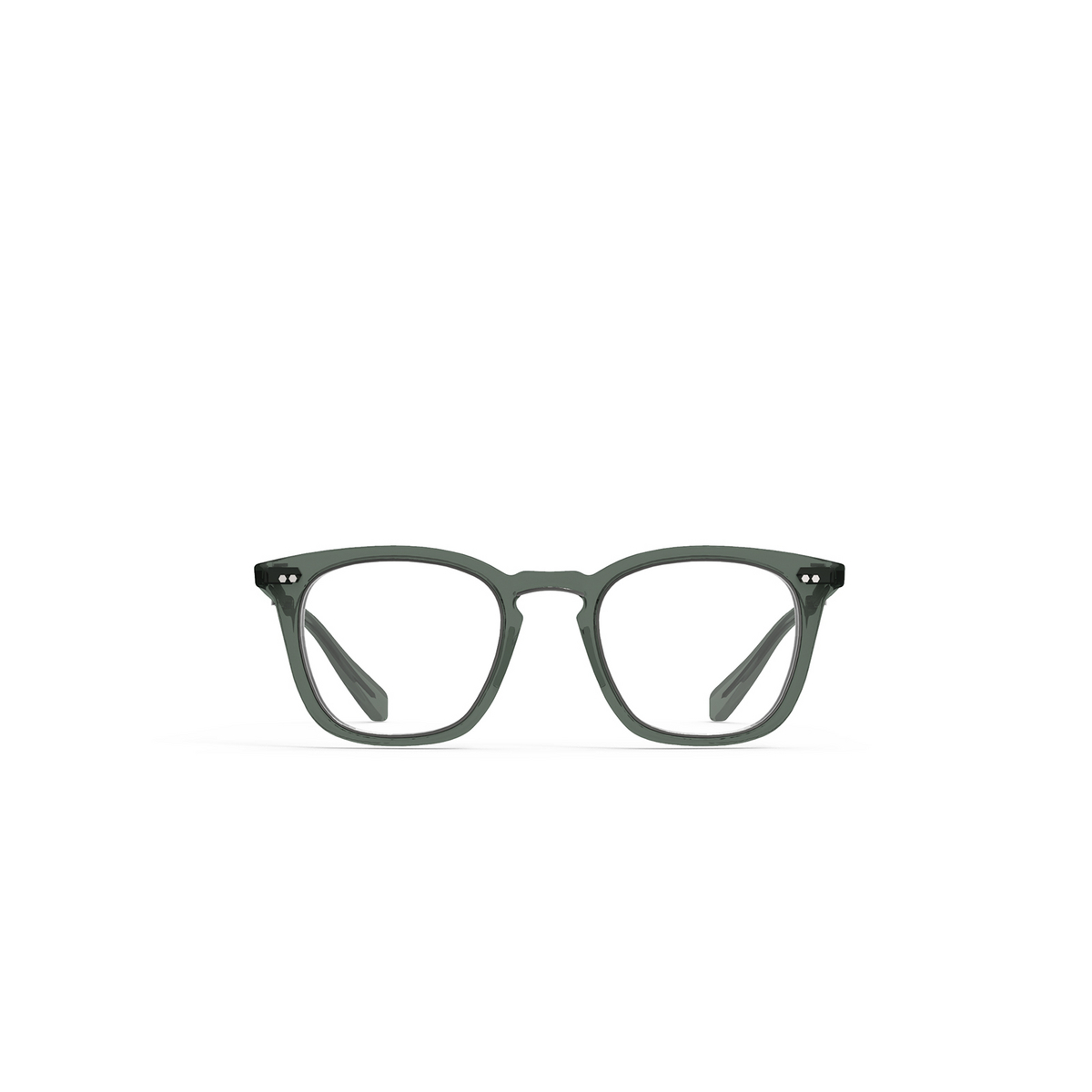 Mr. Leight® Square Eyeglasses: Getty Ii C color Grey Sage-pewter Grys-pw - front view.
