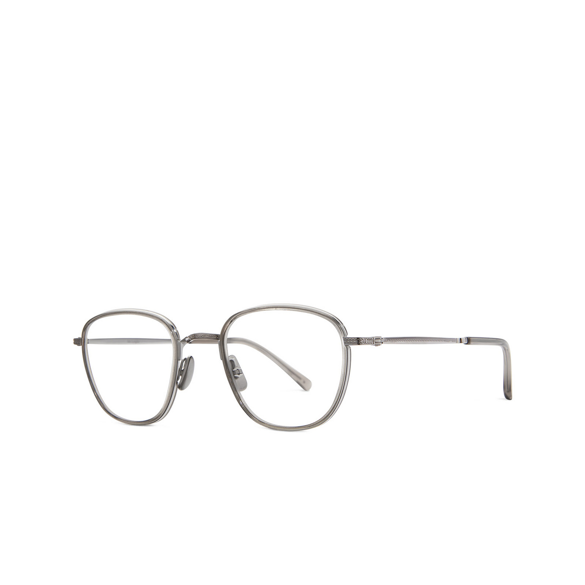 Mr. Leight GRIFFITH II C Eyeglasses GRYCRY-PLT Grey Crystal-Platinum - three-quarters view
