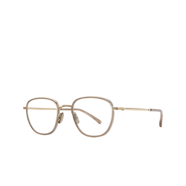 Mr. Leight GRIFFITH II C Eyeglasses top-12kg topaz-12k white gold - three-quarters view