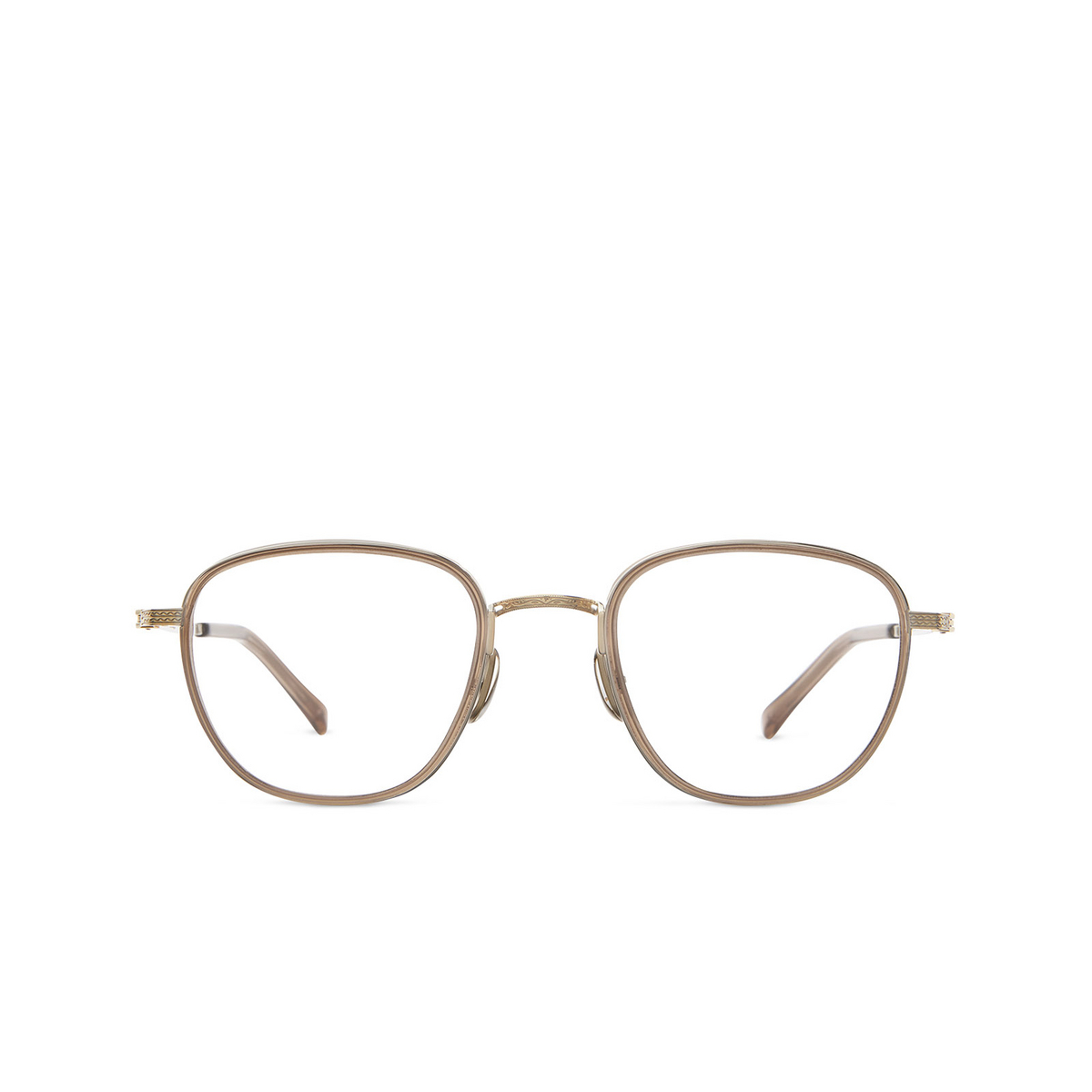 Mr. Leight GRIFFITH II C Eyeglasses TOP-12KG Topaz-12K White Gold - front view