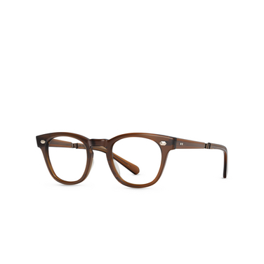 Mr. Leight HANALEI C Eyeglasses CRMLTA-CG carmelita-chocolate gold - three-quarters view