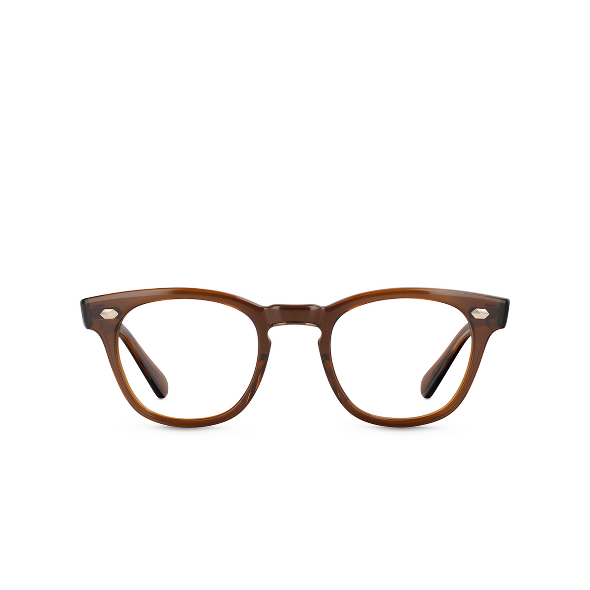 Mr. Leight HANALEI C Eyeglasses CRMLTA-CG Carmelita-Chocolate Gold - front view