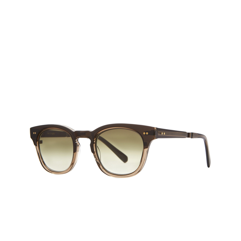 Mr. Leight HANALEI II S Sunglasses BKTR-ATG/ELM black tar-antique gold/elm - 2/3