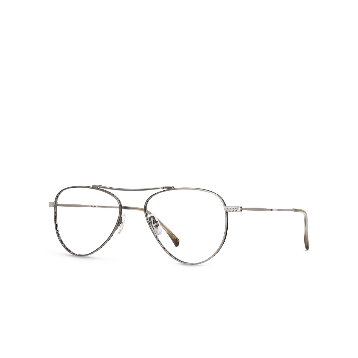 Mr. Leight ICHI C Eyeglasses PW-GW Pewter-Greywood - three-quarters view