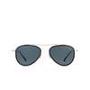 Mr. Leight ICHI S Sunglasses MBK-12KWG-MBK/OCNGLSSPLR matte black-12k white gold-matte black - product thumbnail 1/3