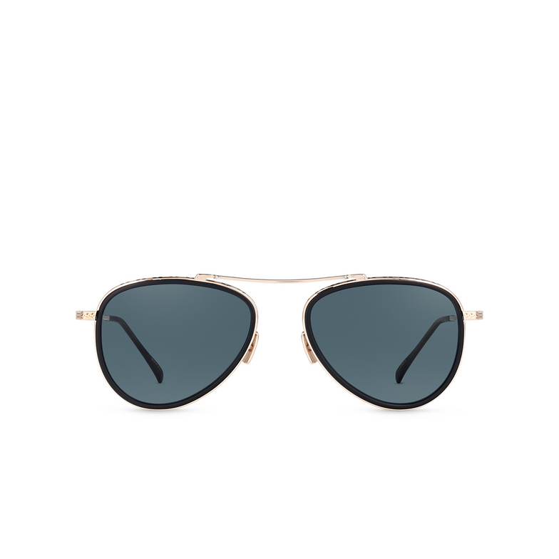 Mr. Leight ICHI S Sunglasses MBK-12KWG-MBK/OCNGLSSPLR matte black-12k white gold-matte black - 1/3
