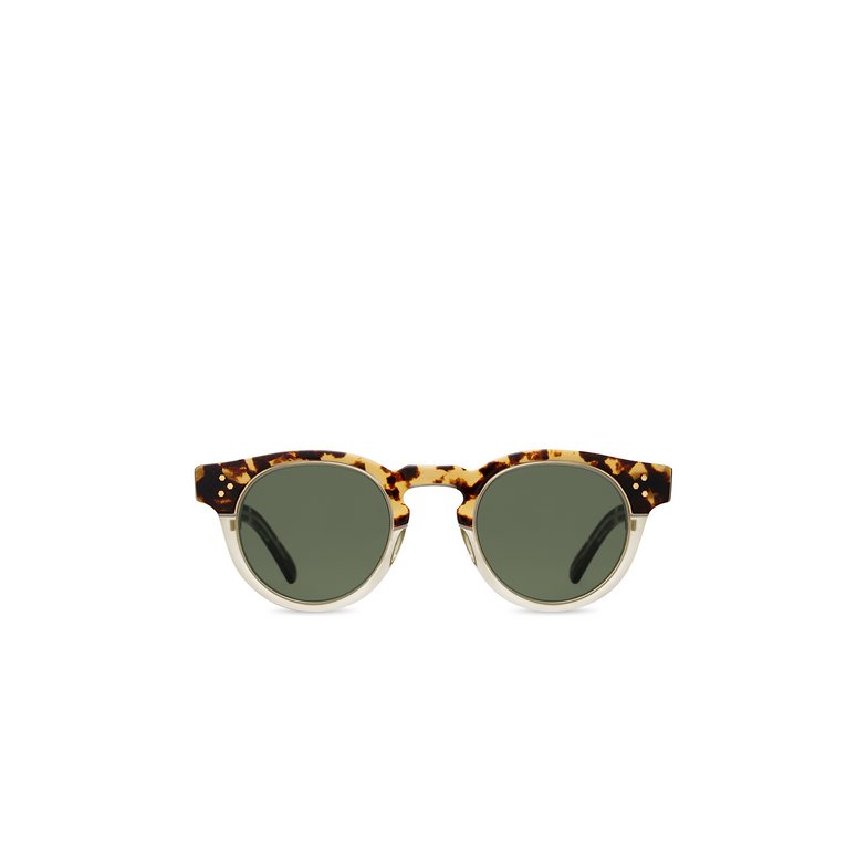 Mr. Leight KENNEDY S Sunglasses BOTO-12KMWG/GRN bohemian tortoise-12k matte white gold - 1/3