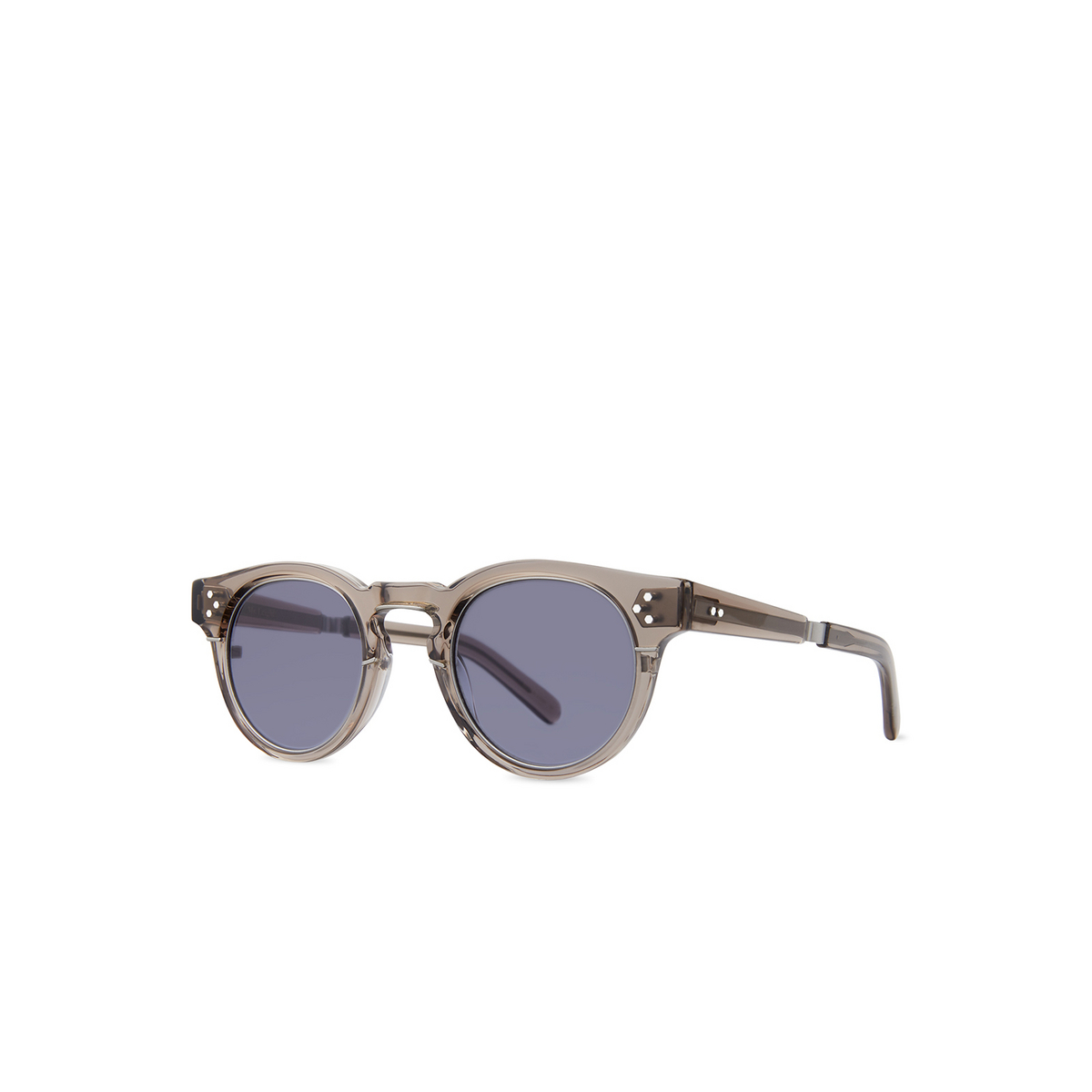 Mr. Leight KENNEDY S Sunglasses GRYCRY-MPLT/PACIG Grey Crystal-Matte Platinum - three-quarters view