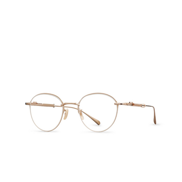 Mr. Leight MULHOLLAND CL Korrektionsbrillen 12kwg-lom 12k white gold-lomita - Dreiviertelansicht