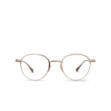 Mr. Leight MULHOLLAND CL Eyeglasses 12kwg-lom 12k white gold-lomita - front view