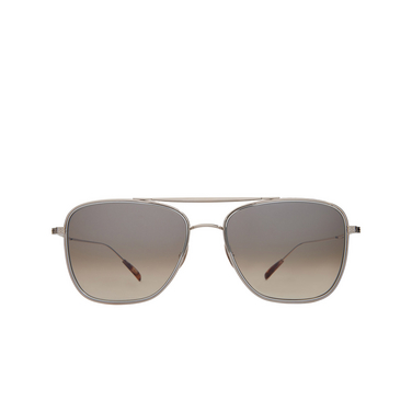 Gafas de sol Mr. Leight NOVARRO S 12KG-MPL/SMKY 12k white gold-maple - Vista delantera