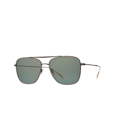 Lunettes de soleil Mr. Leight NOVARRO S ATG-SMT/G15F antique gold-summit - Vue trois quarts