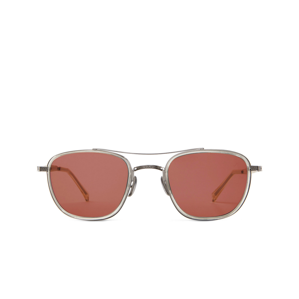 Mr. Leight PRICE S Sunglasses ARTCRY-PLT/PRW Artist Crystal-Platinum/Pure Rosewood - front view