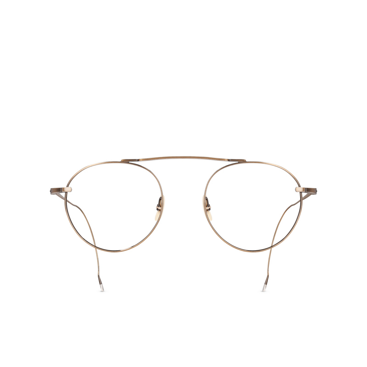 Mr. Leight REI C Eyeglasses ATG Antique Gold - front view
