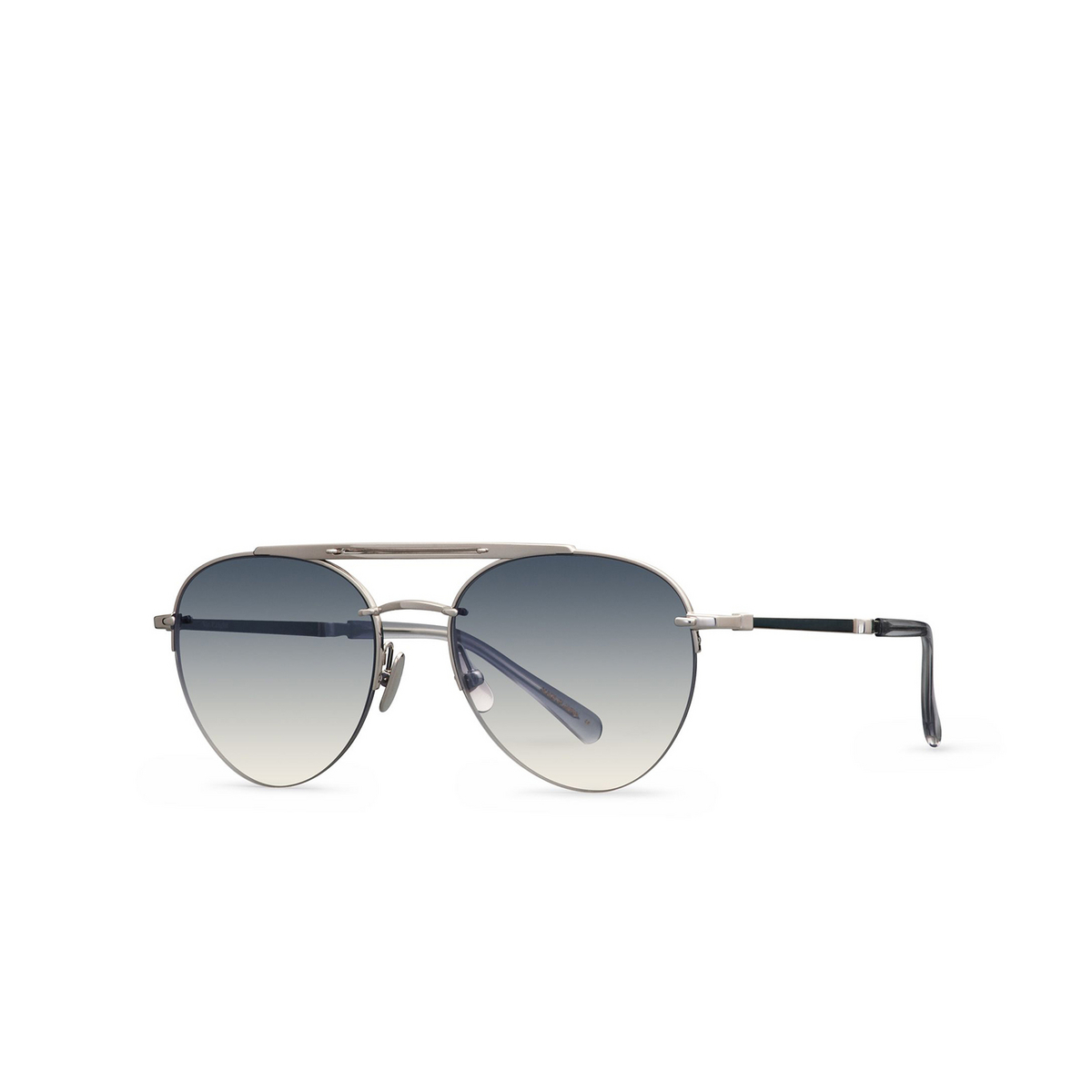 Mr. Leight RODEO SL Sunglasses PLT-GRYSTN/ALP Platinum-Greystone - three-quarters view