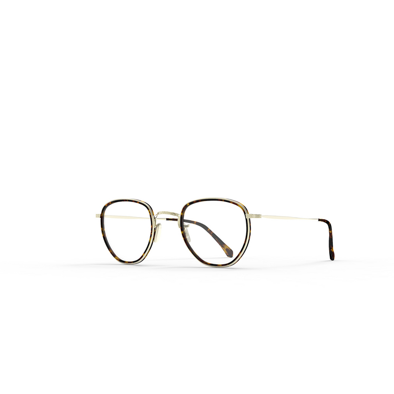 Mr. Leight ROKU C Eyeglasses BBY-12KG bradbury-12k white gold - 2/3