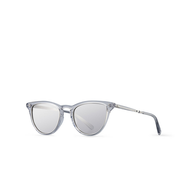 Mr. Leight RUNYON SL Sunglasses grystn-plt/24kplt greystone-platinum - three-quarters view