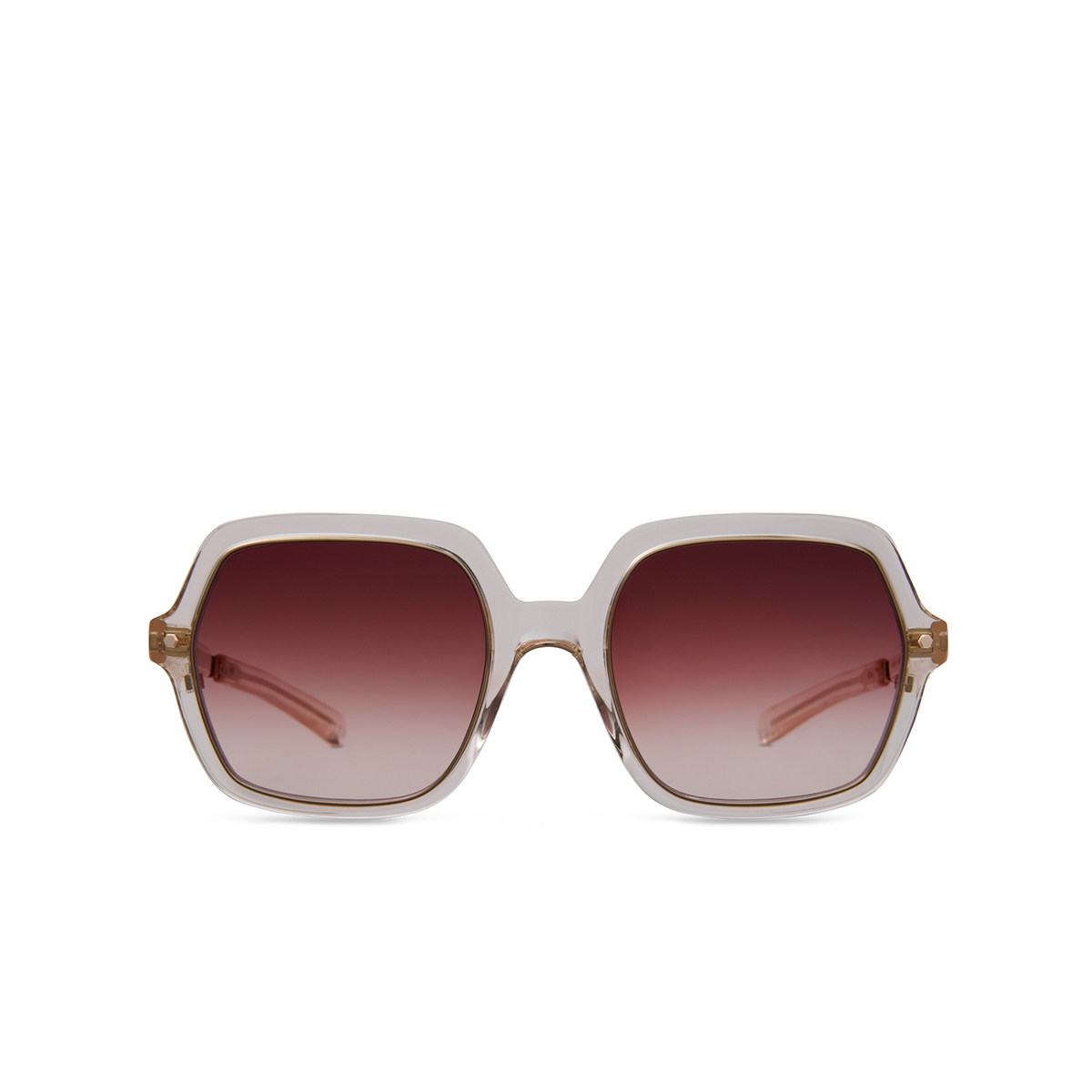 Mr. Leight SOFIA S Sunglasses BLSH-18KRG/PEO Blush-18K Rose Gold - front view