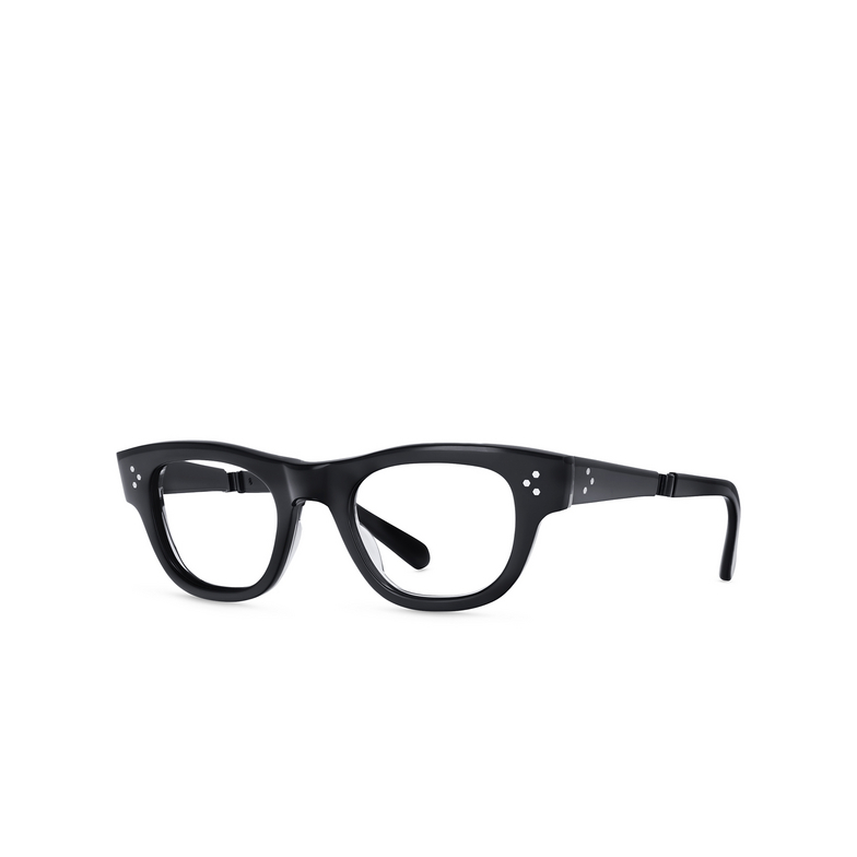 Mr. Leight WAIMEA C Eyeglasses BKGLSS-SBK black glass-shiny black - 2/3