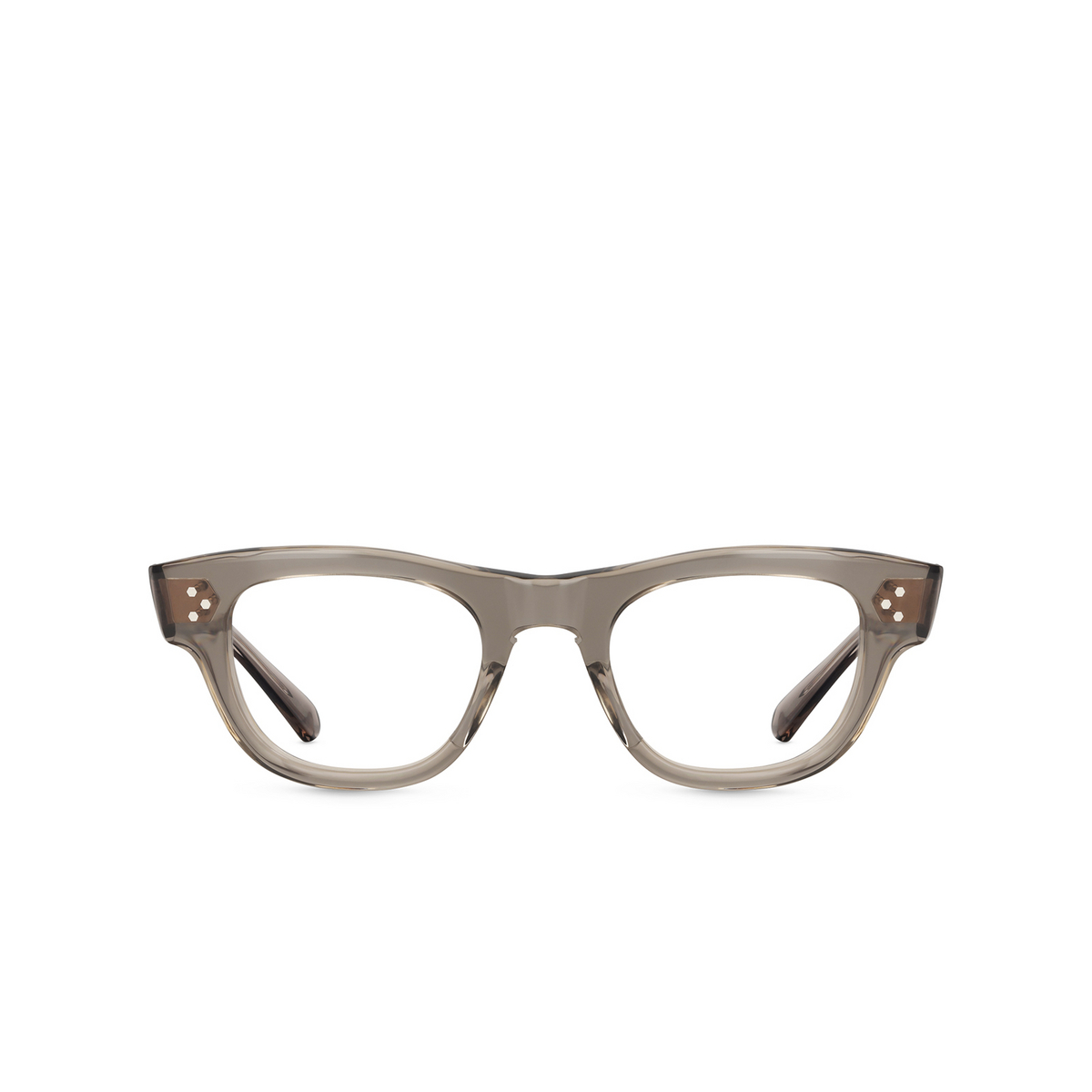 Mr. Leight WAIMEA C Eyeglasses GRYCRY-12KGG Grey Crystal-12K Grey Gold - front view