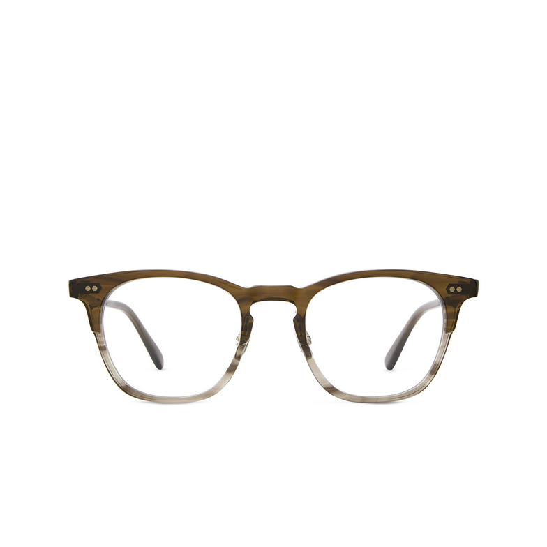 Mr. Leight WRIGHT C Eyeglasses maf-atgii mahogany fade-antique gold ii - 1/3