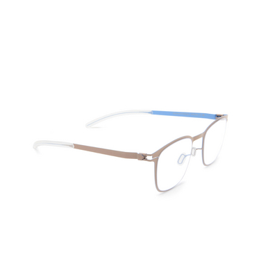 Mykita AIDEN Korrektionsbrillen 643 greige/light blue - Dreiviertelansicht