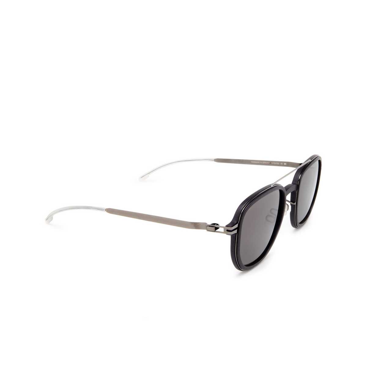 Mykita ALDER Sunglasses 559 MH60 Slate Grey/Shiny Graphite - three-quarters view