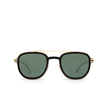 Mykita ALDER Sunglasses 585 mh7 pitch black/glossy gold - front view