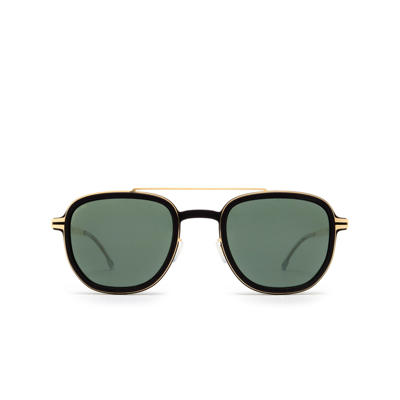 Mykita ALDER Sunglasses 585 mh7 pitch black/glossy gold - 1/4