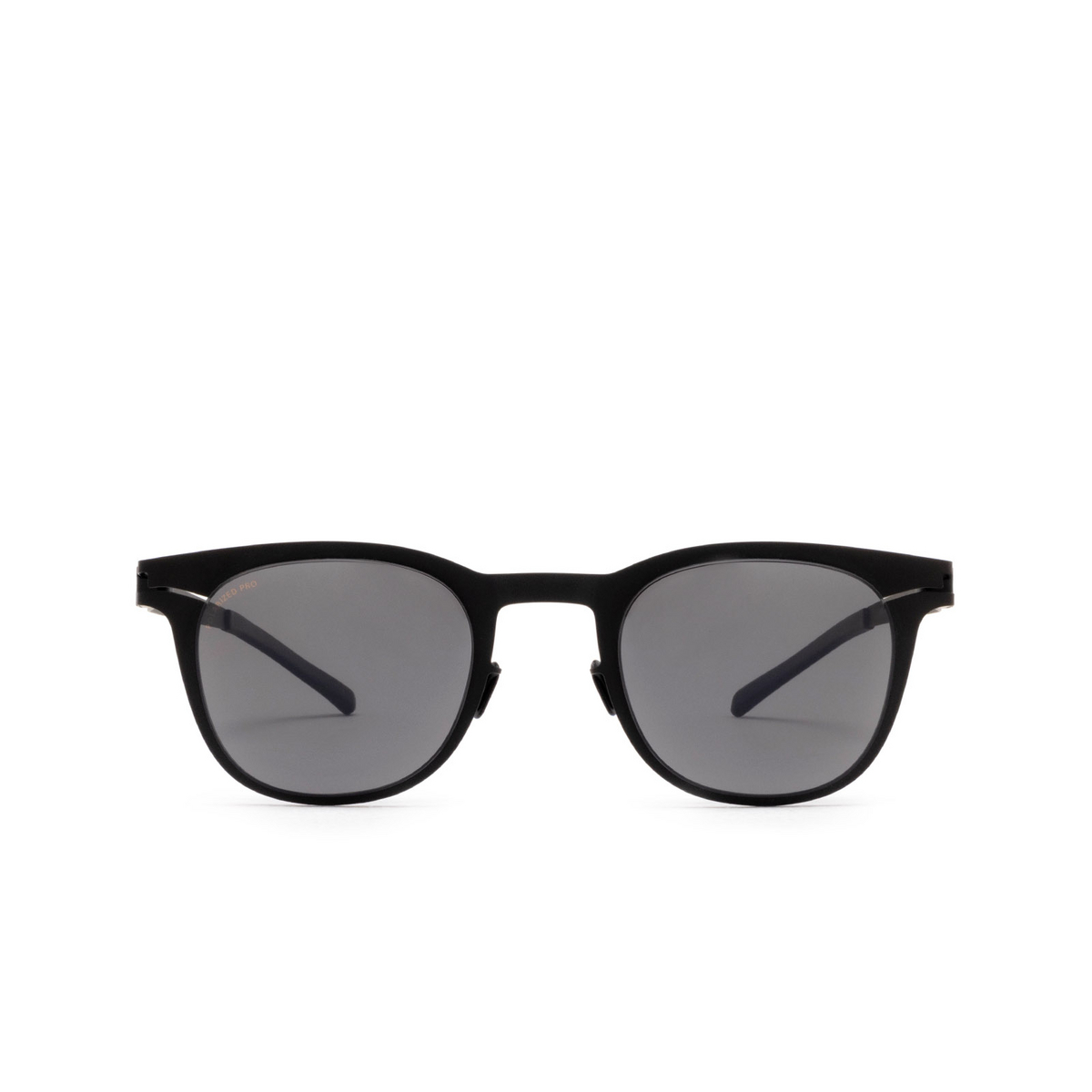 Mykita® Square Sunglasses: Callum color 002 Black - front view