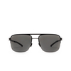Mykita COLBY Sunglasses 517 matte silver/jet black - product thumbnail 1/4