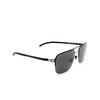 Mykita COLBY Sunglasses 517 matte silver/jet black - product thumbnail 2/4