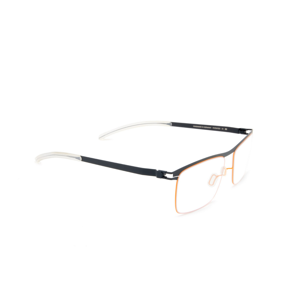 Mykita DARCY Eyeglasses 431 Indigo/Orange - three-quarters view
