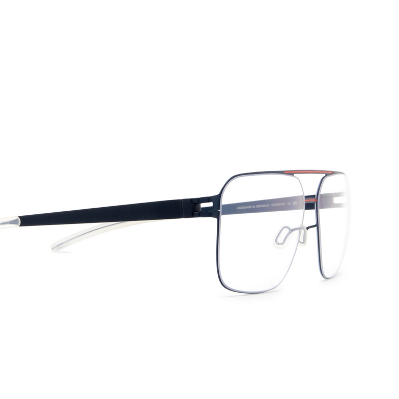 Mykita DON Eyeglasses 542 navy/rusty red - 3/4