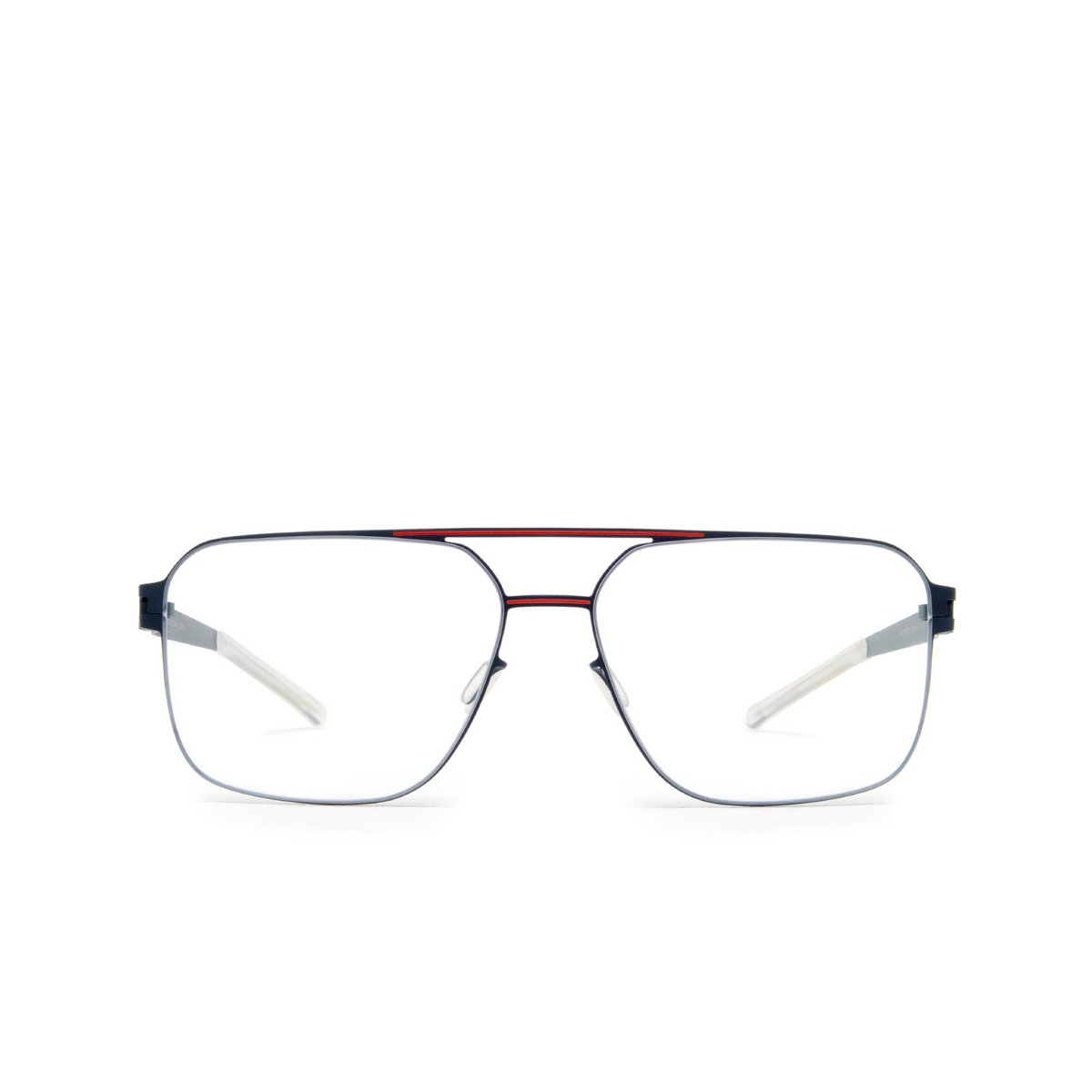 Mykita DON Eyeglasses 542 Navy/Rusty Red - front view