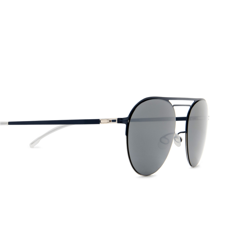 Mykita DUANE Sunglasses 091 silver/navy - 3/4