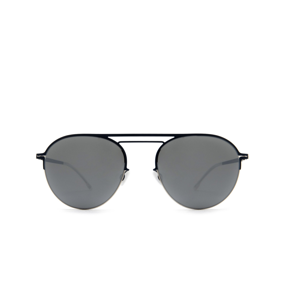 Mykita DUANE Sunglasses 091 Silver/Navy - front view