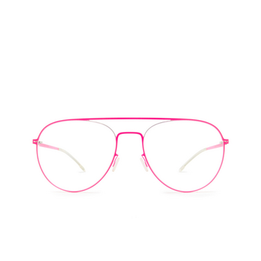 Mykita EERO Korrektionsbrillen 151 silver/neon pink - Vorderansicht