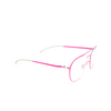 Mykita EERO Eyeglasses 151 silver/neon pink - product thumbnail 2/4