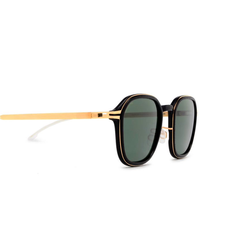 Mykita FIR Sunglasses 306 mh7 pitch black/glossy gold - 3/4