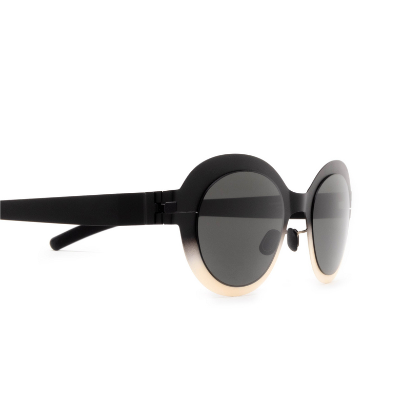 Mykita FOCUS Sunglasses 476 black/chantilly white - 3/4