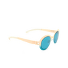 Gafas de sol Mykita FOCUS SUN 562 chantilly white/turquoise - Miniatura del producto 2/4