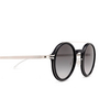 Mykita HEMLOCK Sunglasses 351 mh22-pitch black/shine silver - product thumbnail 3/4