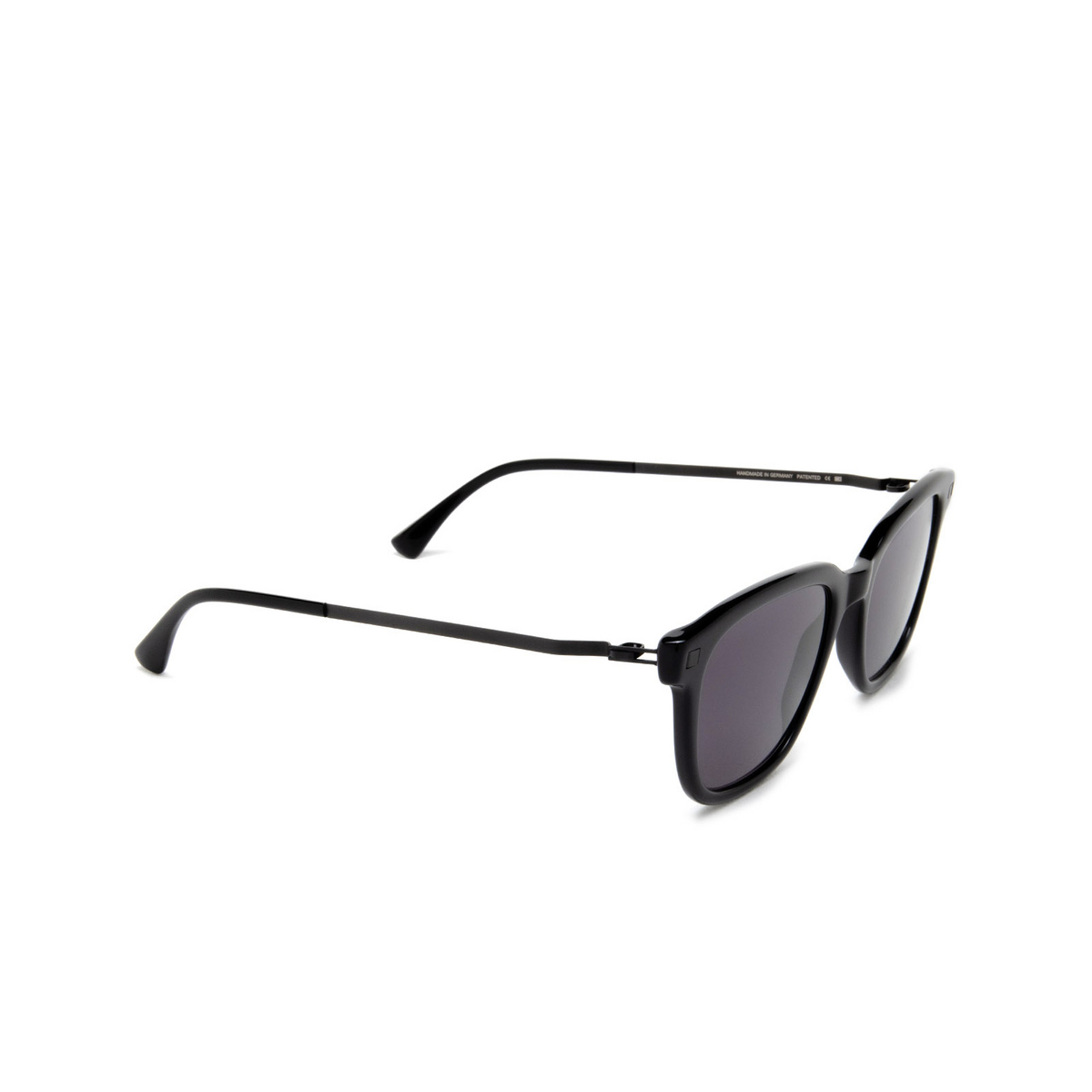 Mykita HOLM Sunglasses 915 C2 Black/Black - three-quarters view