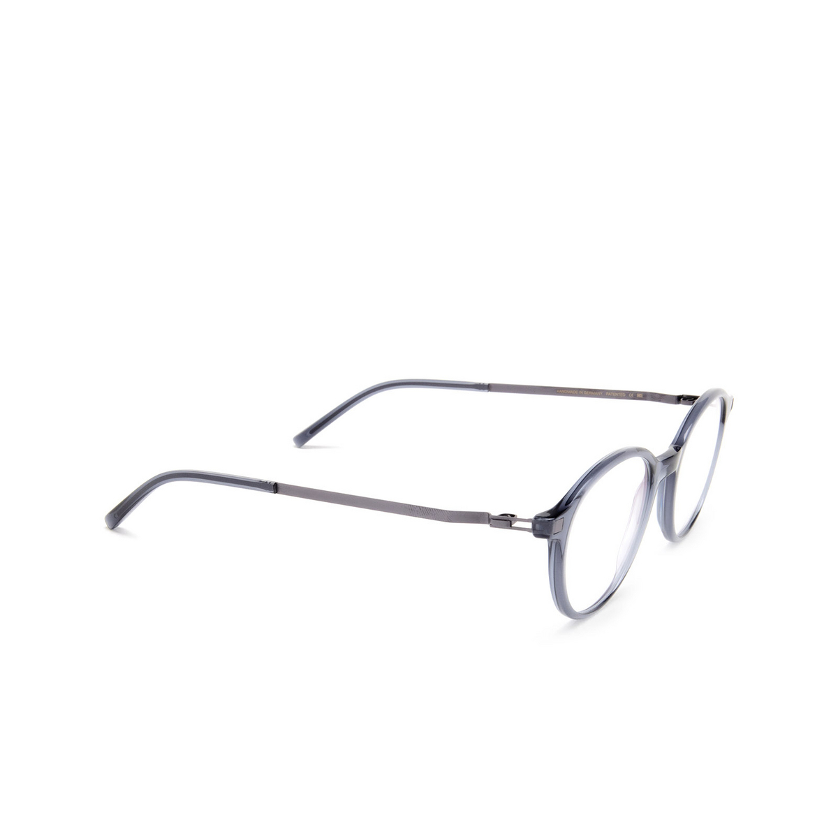 Mykita KOLMAR Eyeglasses 724 C115 Deep Ocean/Blackberry - three-quarters view