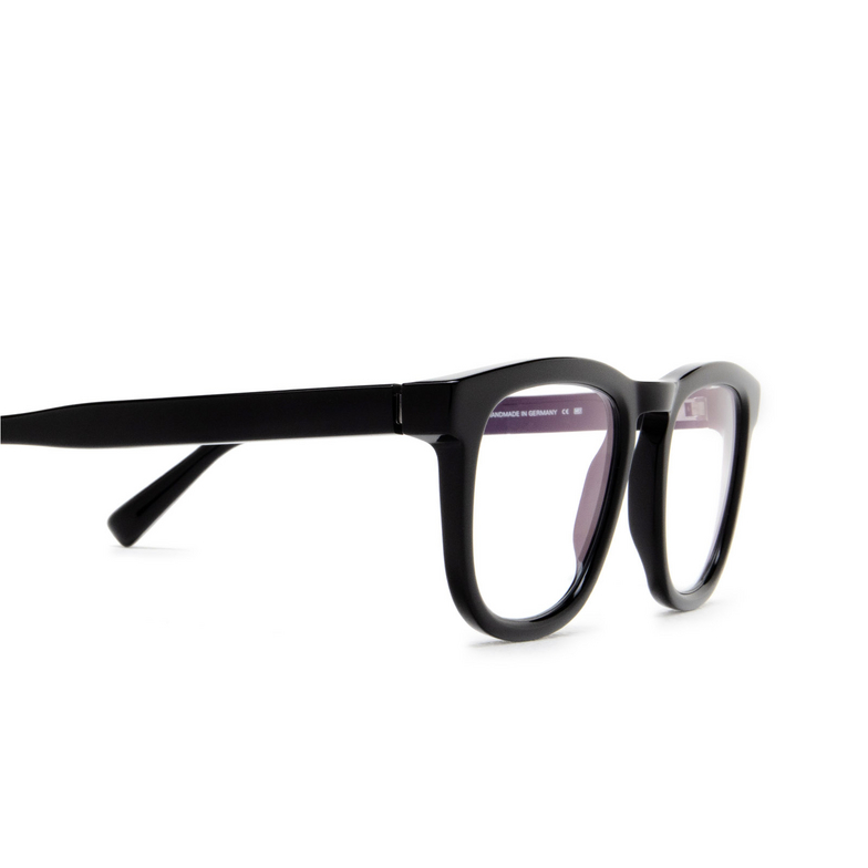 Mykita LERATO Eyeglasses 751 c138 black/shiny silver - 3/4