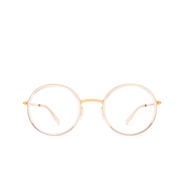 Mykita LUMI Eyeglasses 992 a27 champagne gold/rose water - 1/4