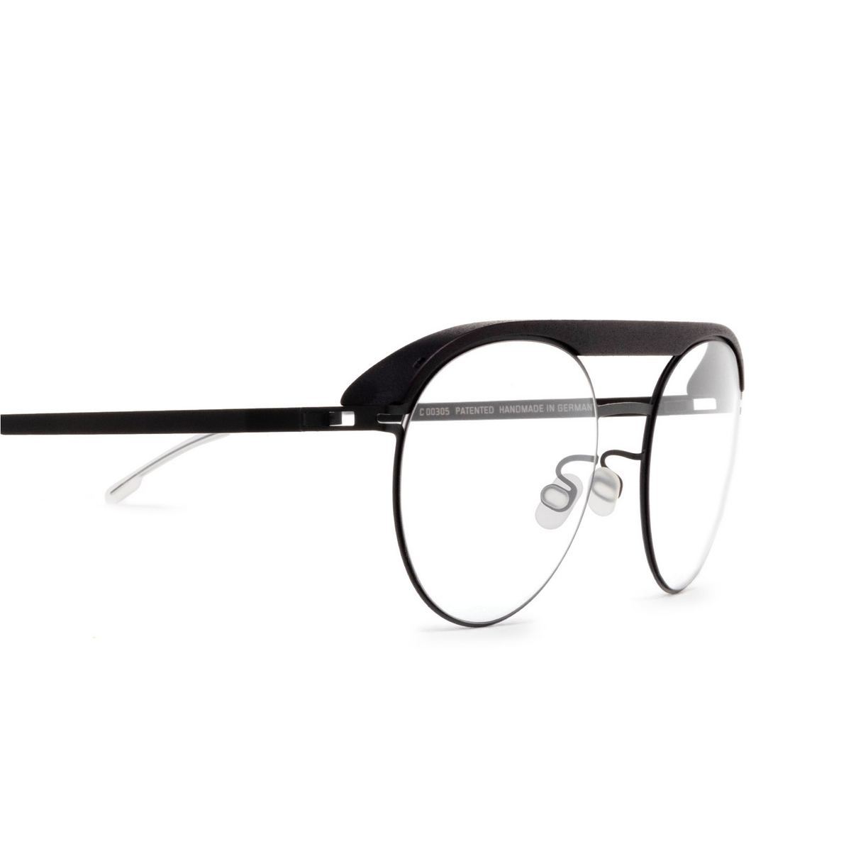 Mykita ML01 Eyeglasses 305 MH6 Pitch Black/Black - 3/4