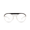 Mykita ML01 Eyeglasses 471 mh49 pitch black/matte silver - product thumbnail 1/4