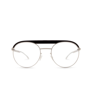 Mykita ML01 Eyeglasses 471 mh49 pitch black/matte silver - front view